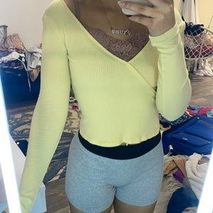Yellow Size S H&M Long Sleeve